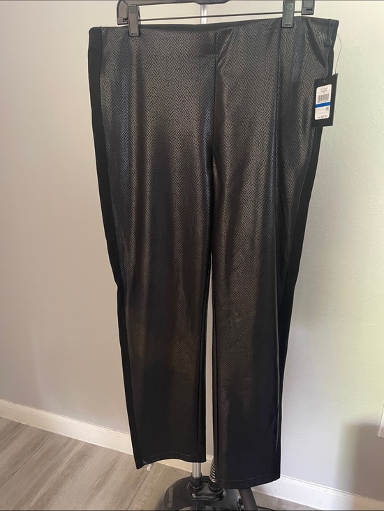 Dkny Pants - DKNY Black City Lights Textured Women's Leggings
